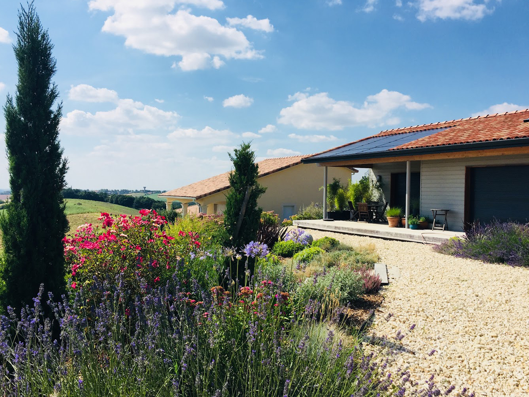 Un jardin méditerranéen — Gers
