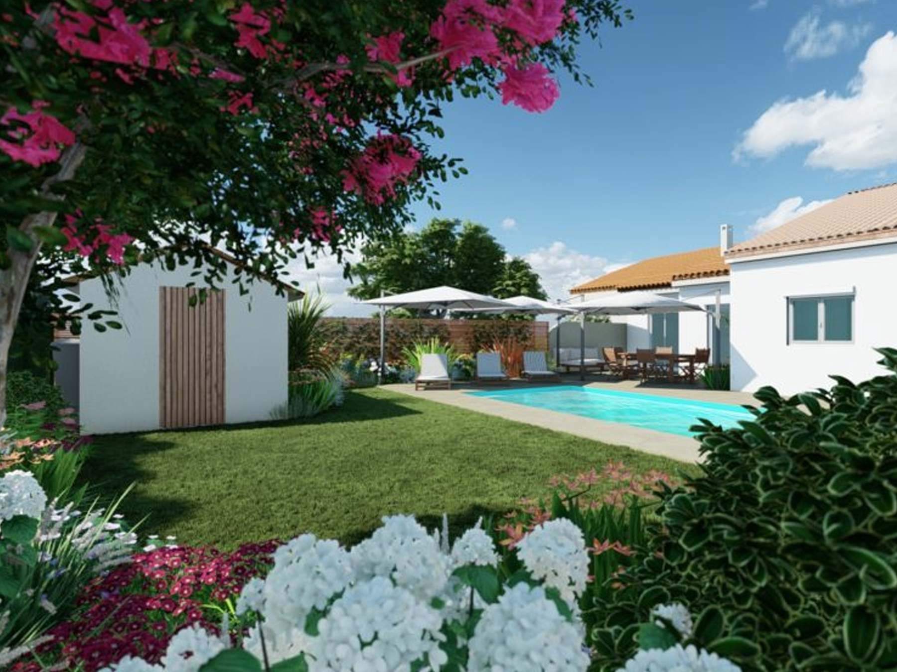 Conception d’un jardin pour recevoir — Pibrac